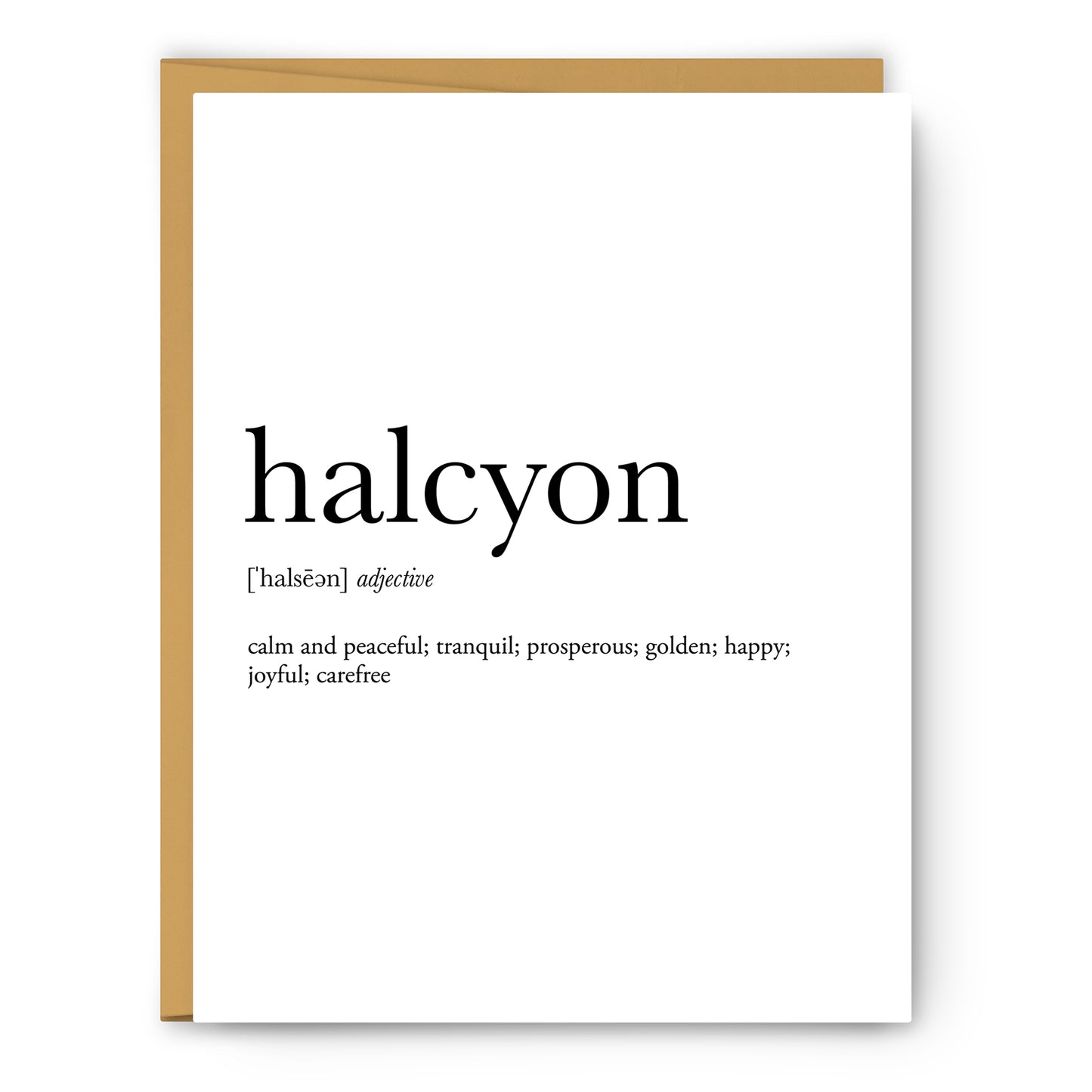 Halcyon Definition Everyday Card