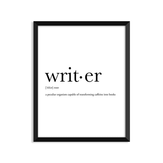 Writer Definition Everyday Card