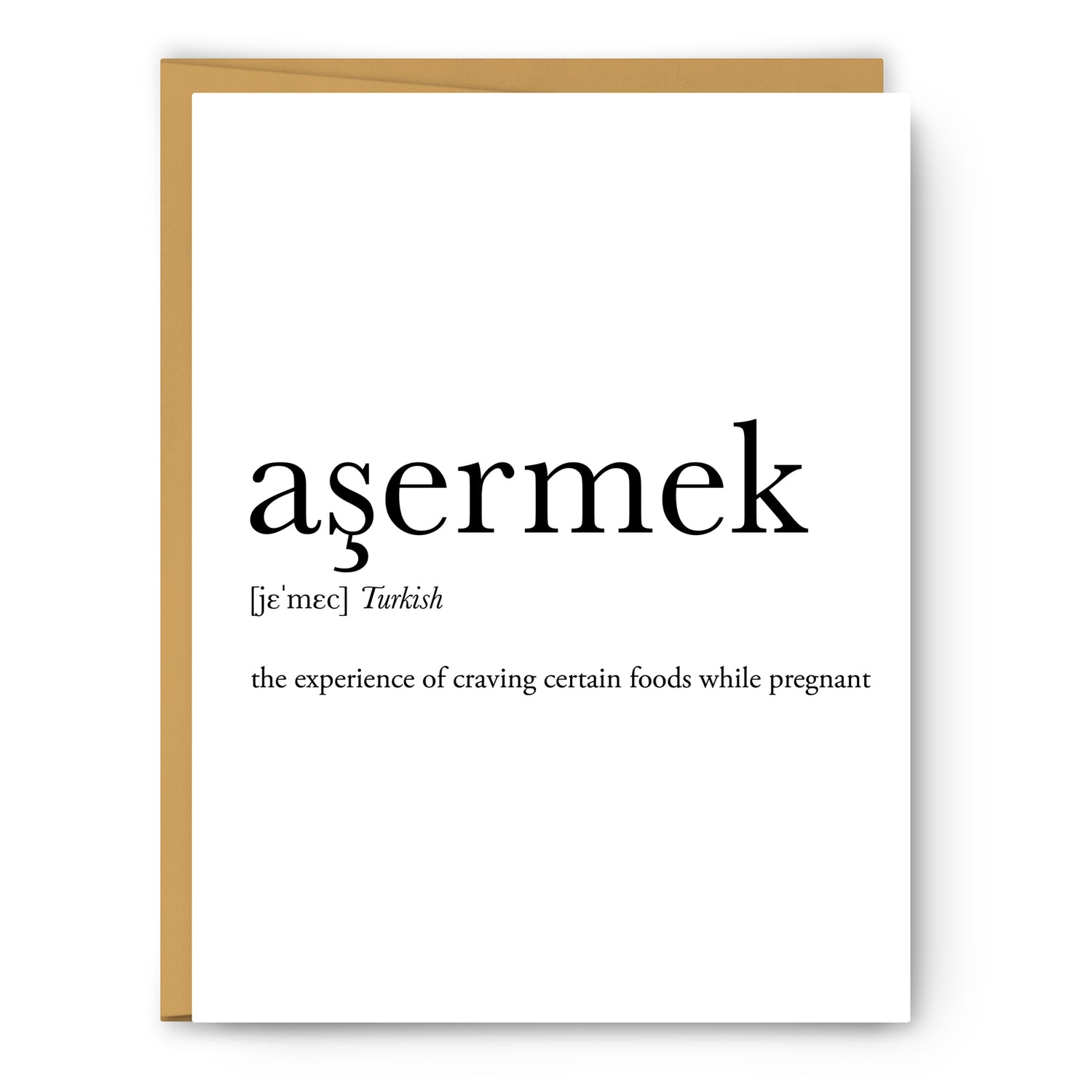 Asermek Definition Everyday Card