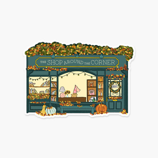 Shop Around The Corner - Fall Edition Fall & Autumn Sticker | Footnotes Paper