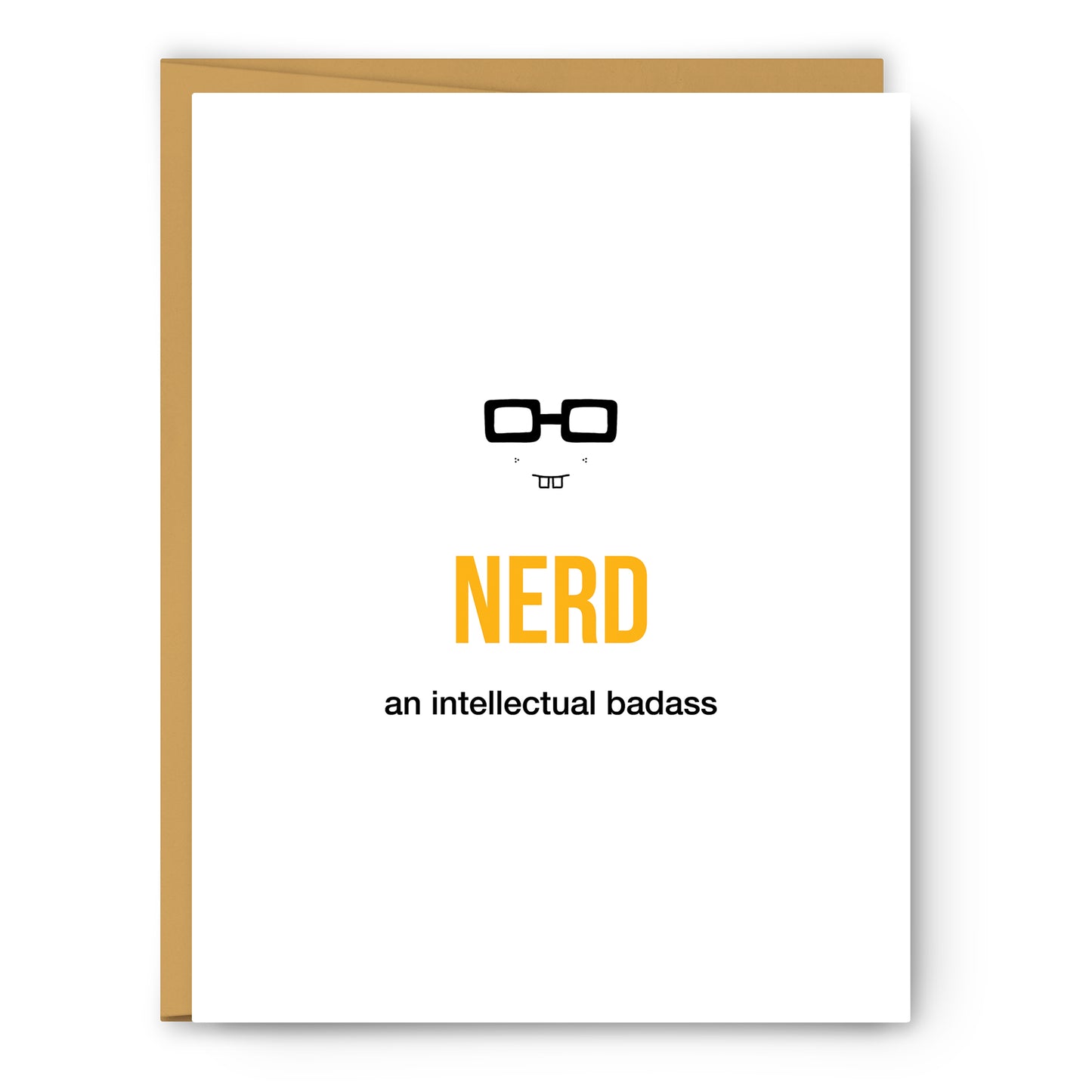 Nerd Definition Illustration Everyday Card