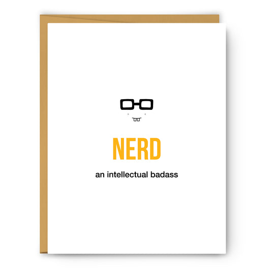 Nerd Definition Illustration Everyday Card