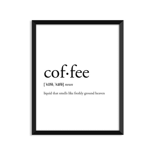 Coffee Definition (magical) Everyday Card