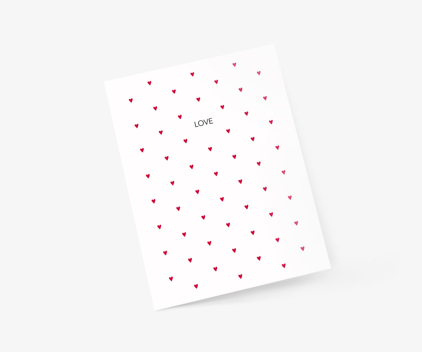 Love Hearts - Love & Friendship Card | Footnotes Paper