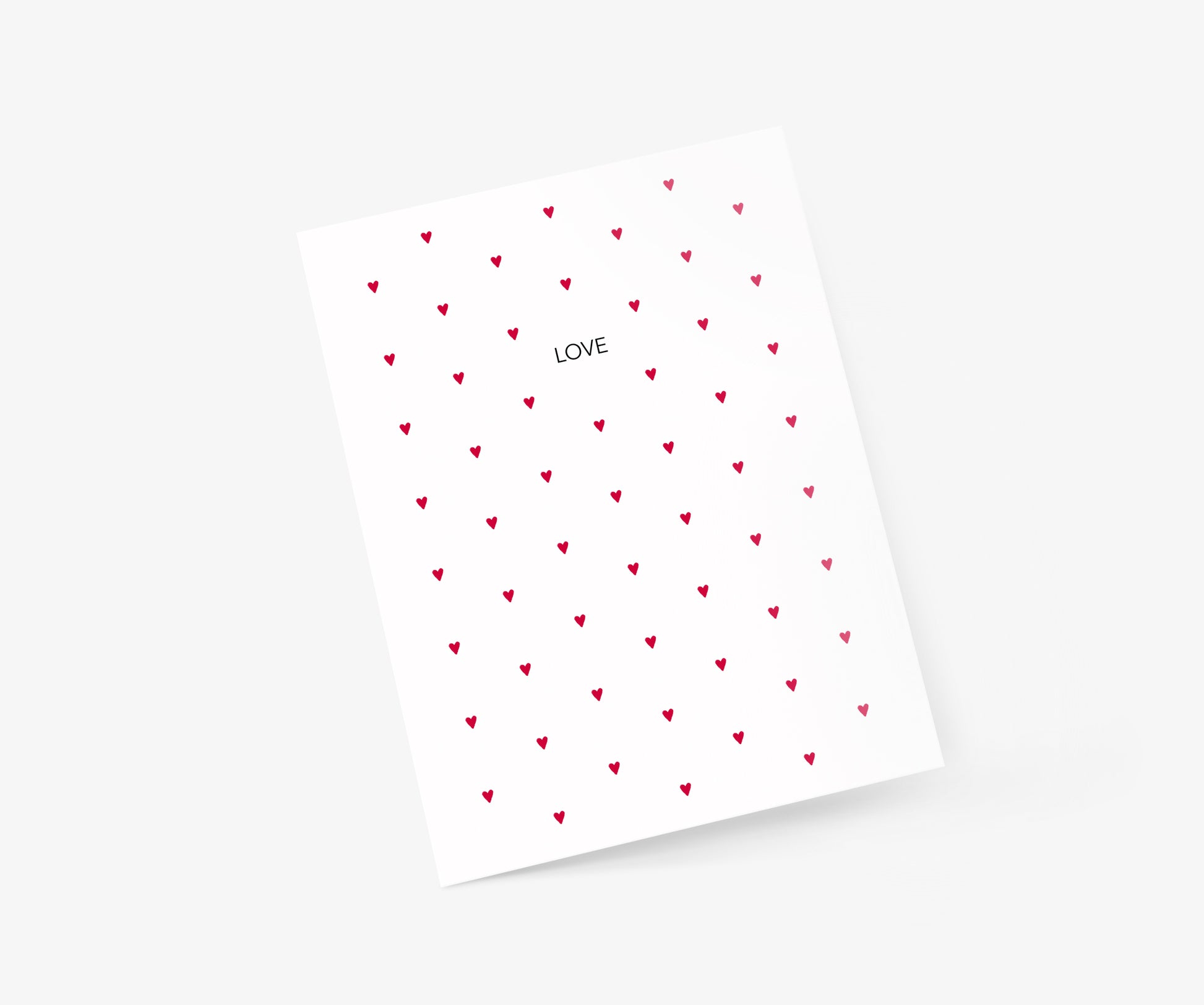 Love Hearts - Love & Friendship Card | Footnotes Paper