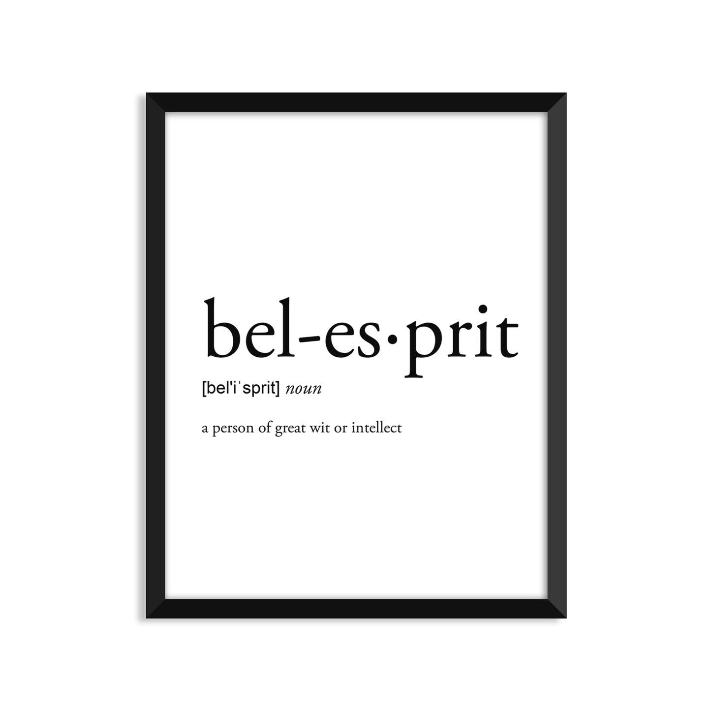 Bel Esprit Definition Everyday Card