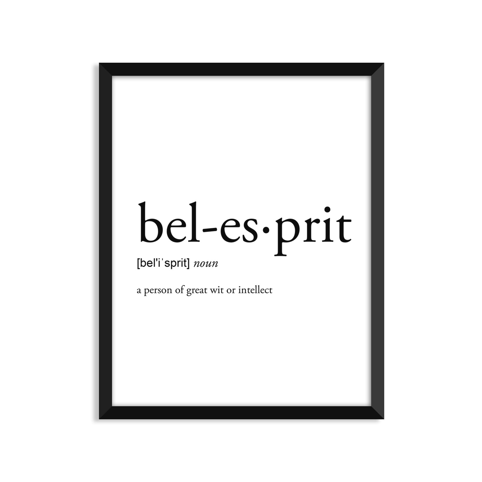 Bel Esprit Definition Everyday Card