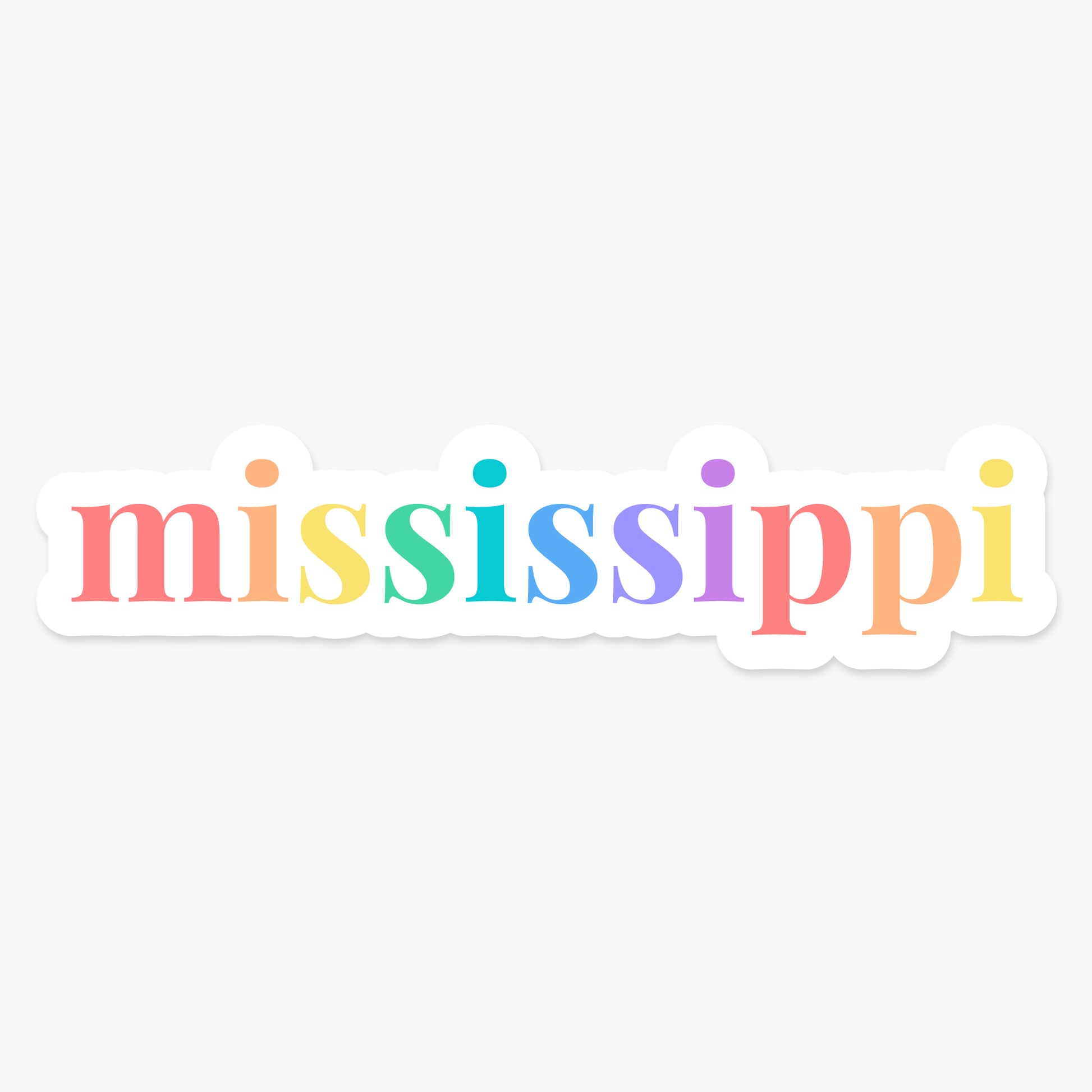 Mississippi US State - Everyday Sticker | Footnotes Paper