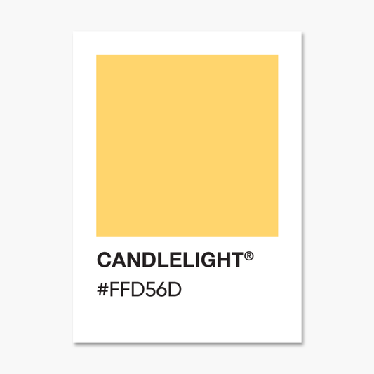 Candlelight Color Palette Sticker | Footnotes Paper