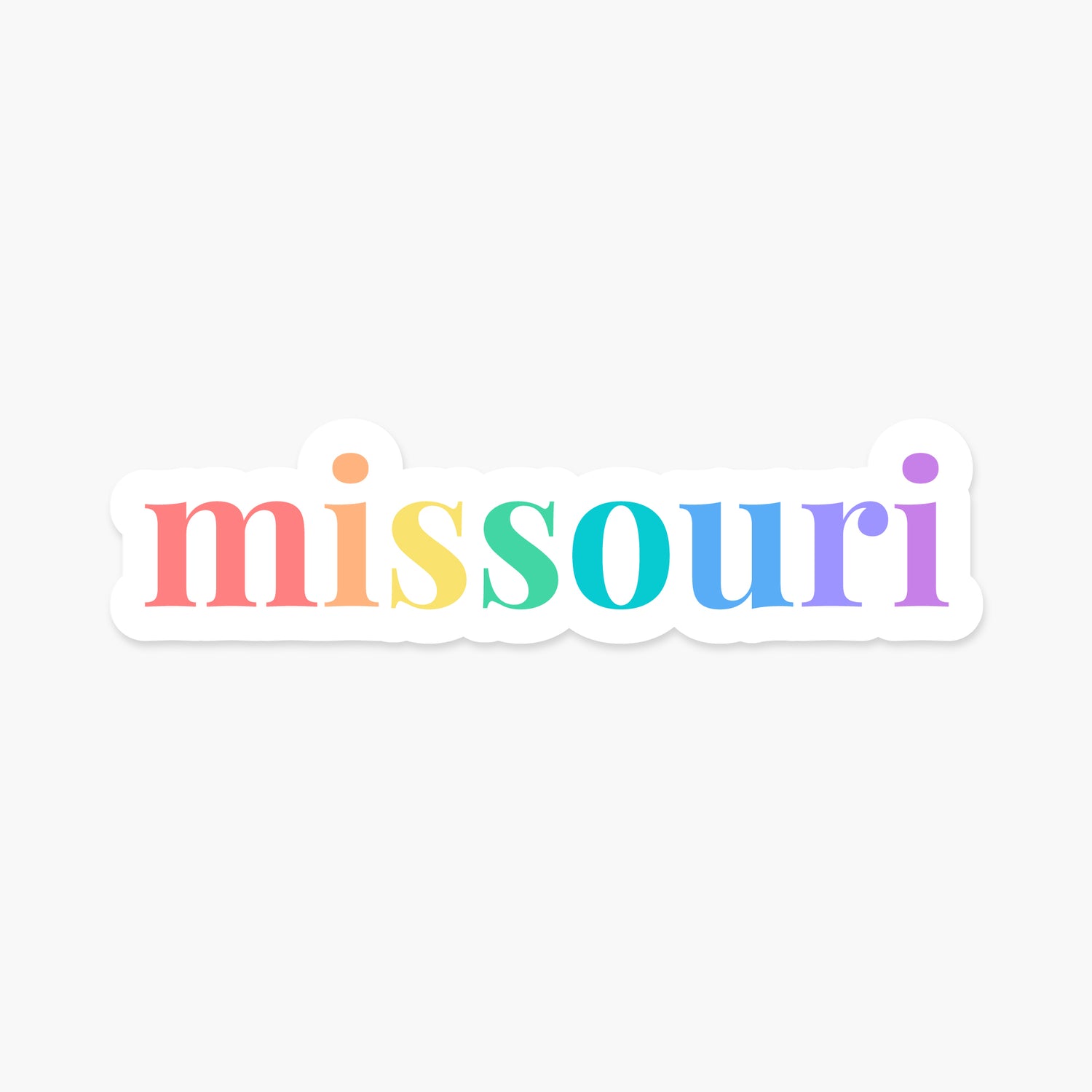 Missouri US State - Everyday Sticker | Footnotes Paper