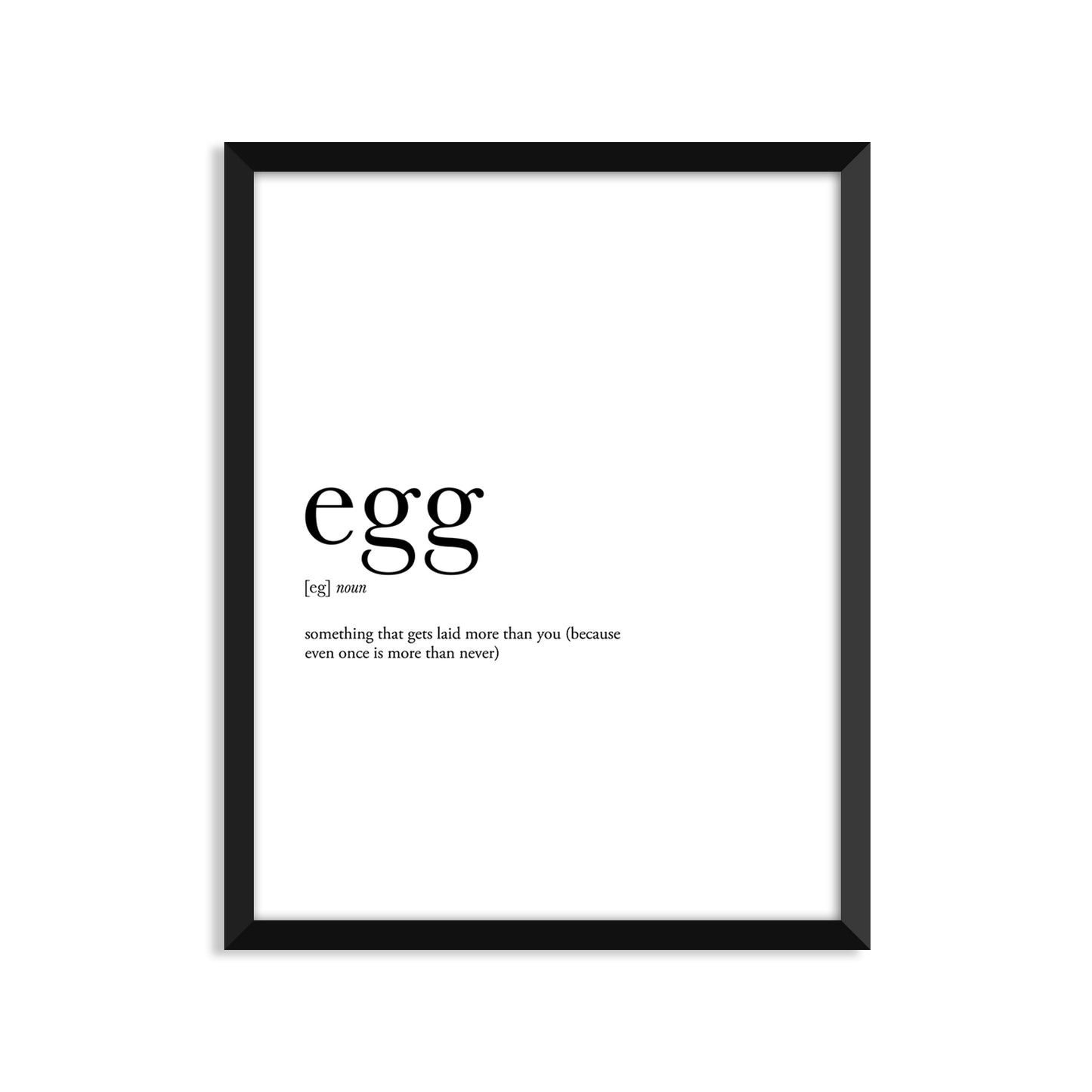 Egg Definition - Unframed Art Print Or Greeting Card