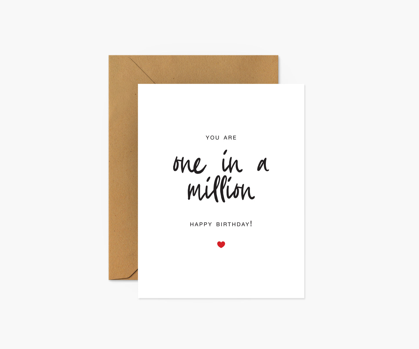 One In A Million Birthday Card | Footnotes Paper