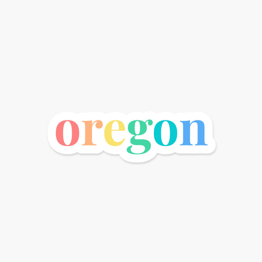 Oregon US State - Everyday Sticker | Footnotes Paper