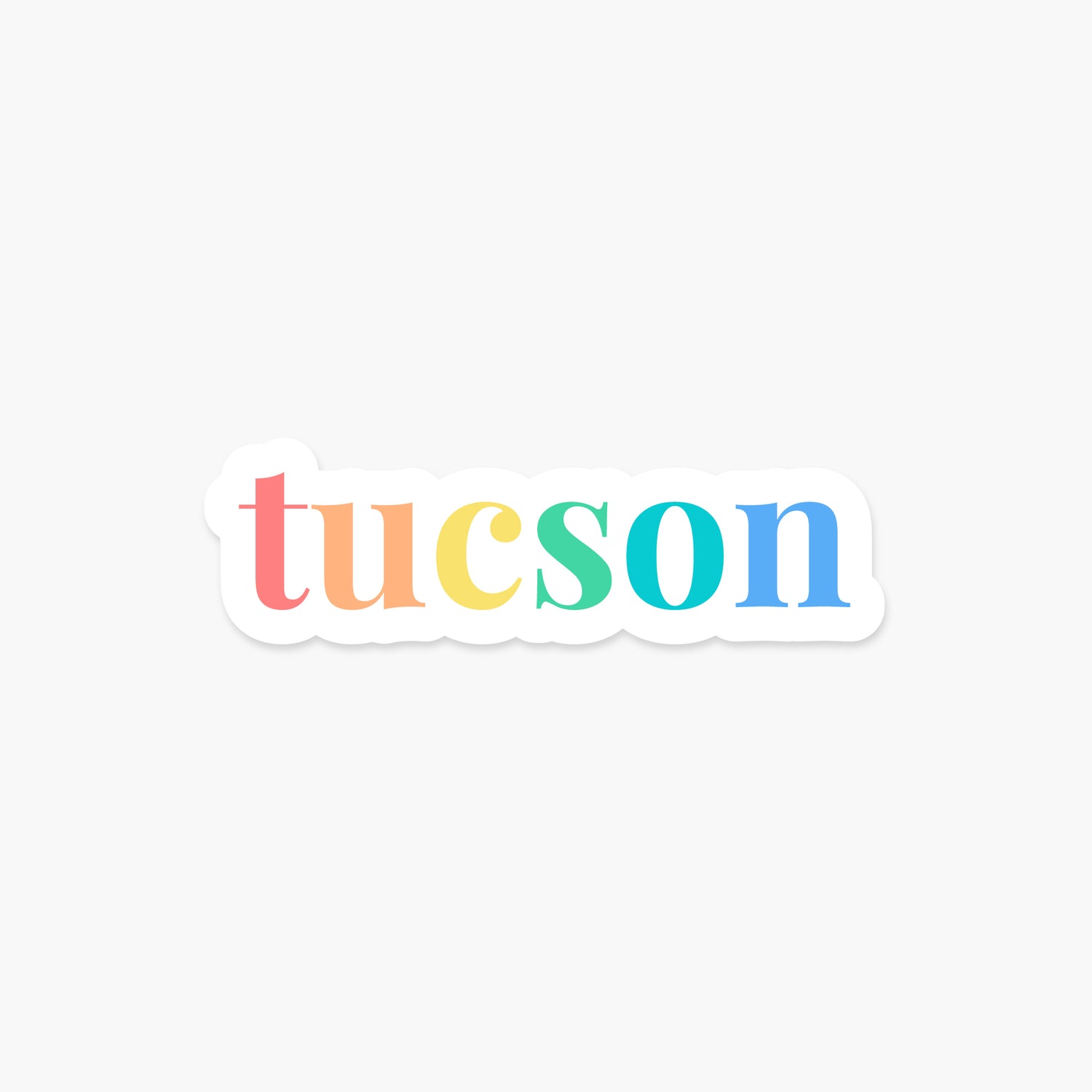Tucson, Arizona - Everyday Sticker | Footnotes Paper