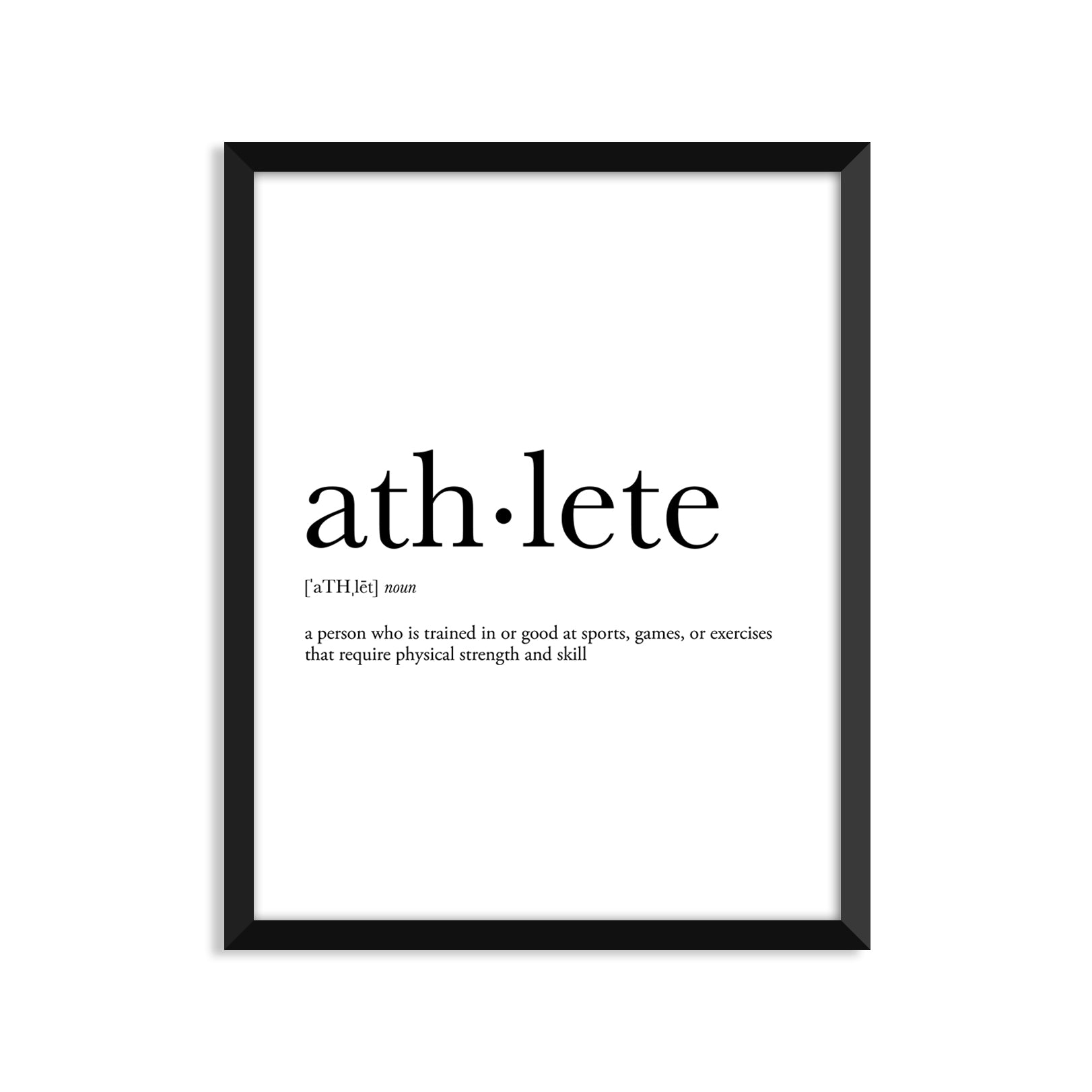 Athlete Definition Everyday Card