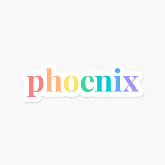 Phoenix, Arizona - Everyday Sticker | Footnotes Paper