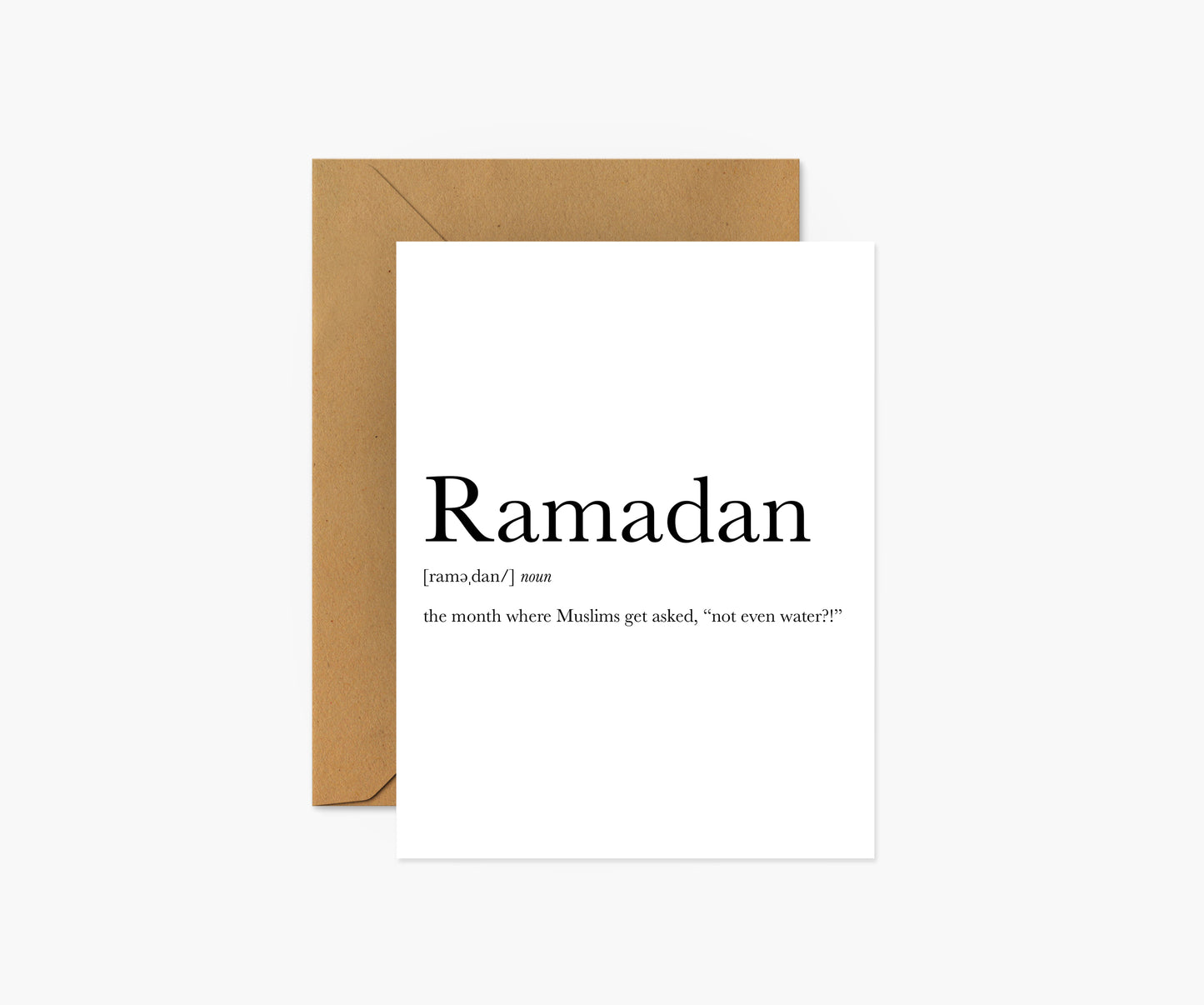 Ramadan Definition (water) Ramadan & Eid | Footnotes Paper
