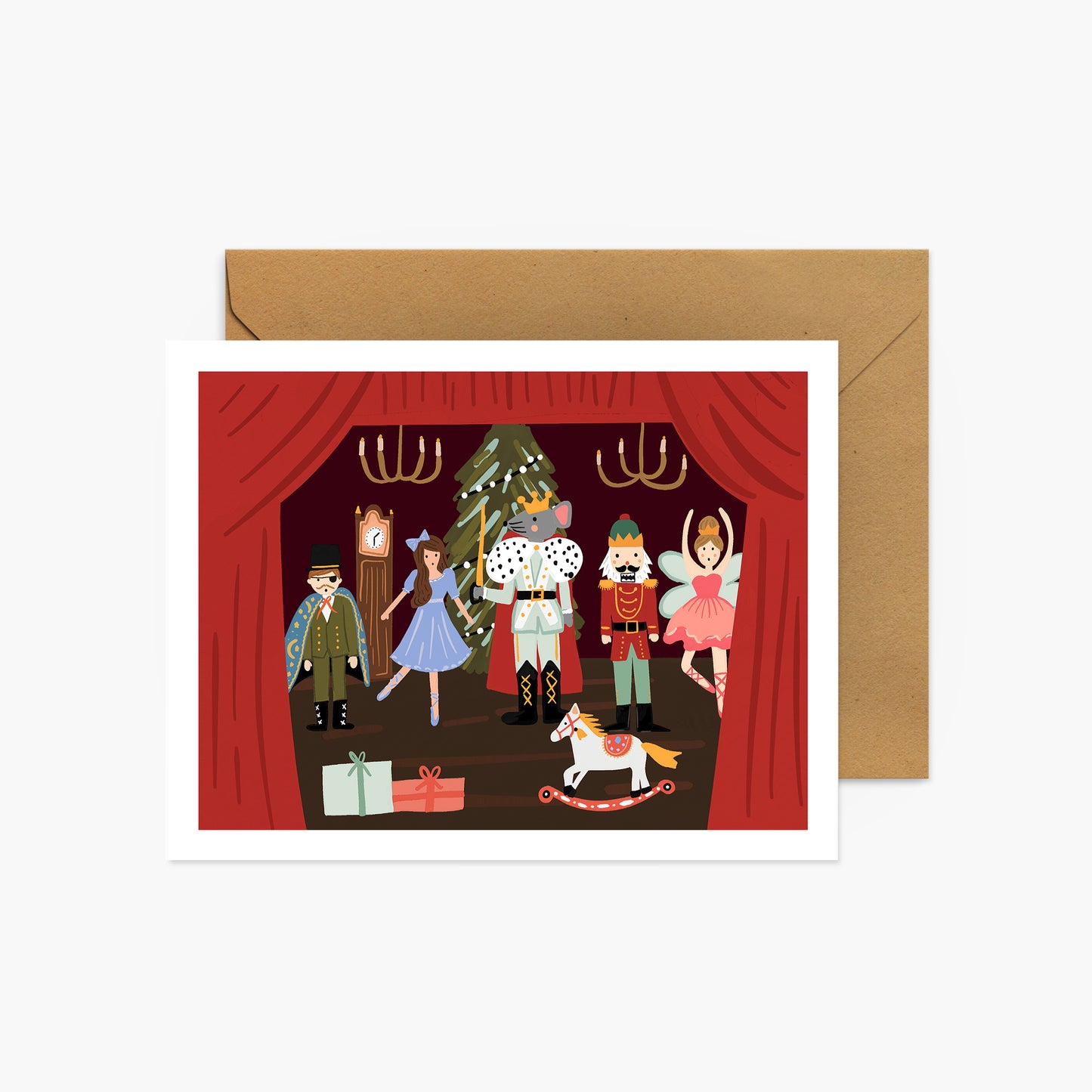Illustrated The Nutcracker Christmas Greeting Card | Footnotes Paper