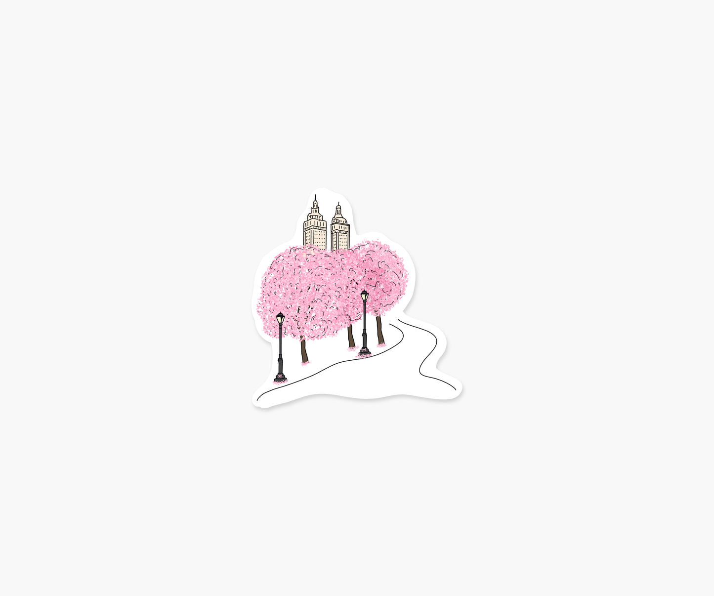 Cherry Blossoms  - Travel Sticker | Footnotes Paper