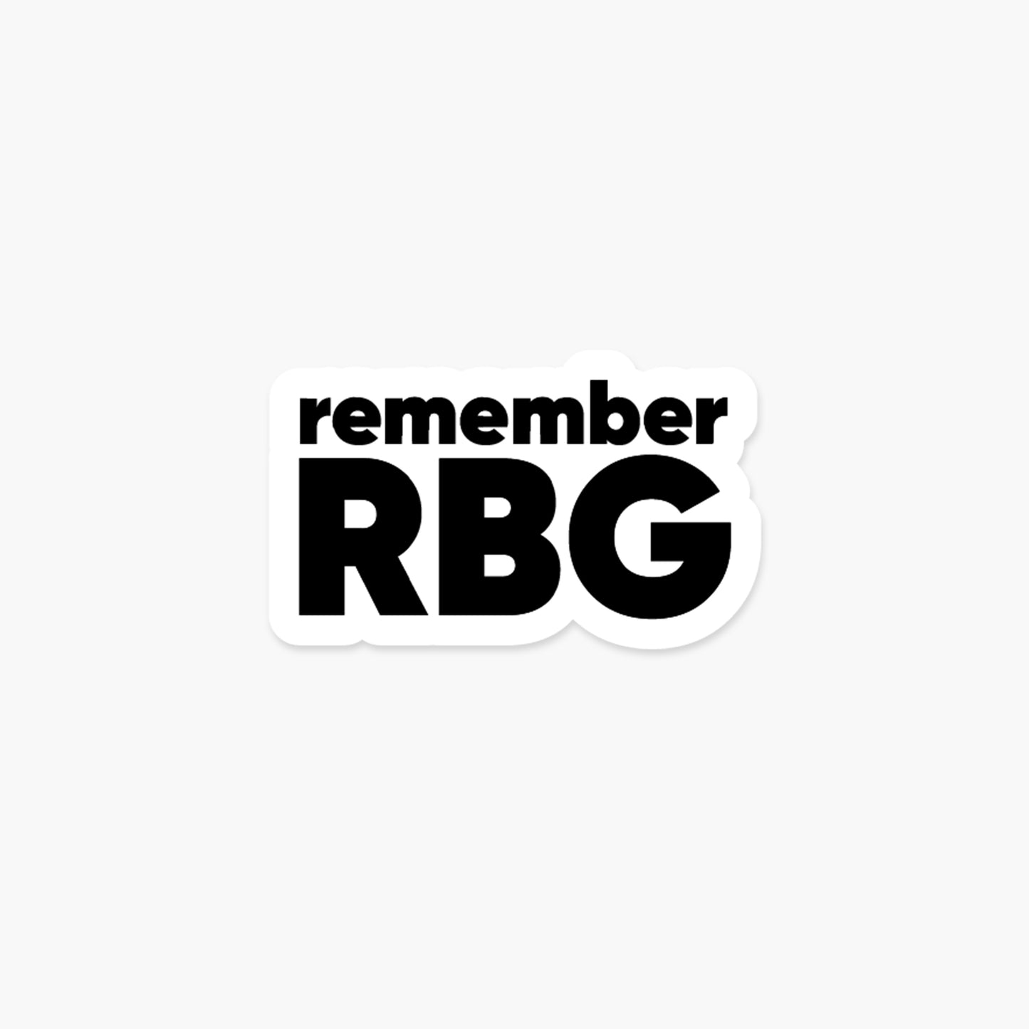 Remember RBG - Feminist Sticker | Footnotes Paper