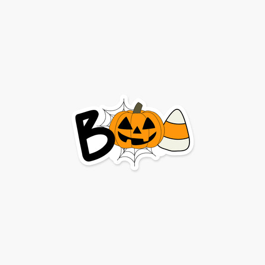 Boo - Halloween Sticker | Footnotes Paper
