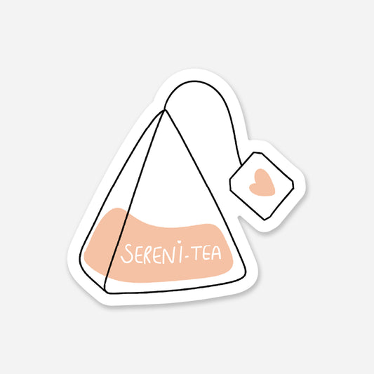 Sereni-tea Teabag Everyday Sticker | Footnotes Paper