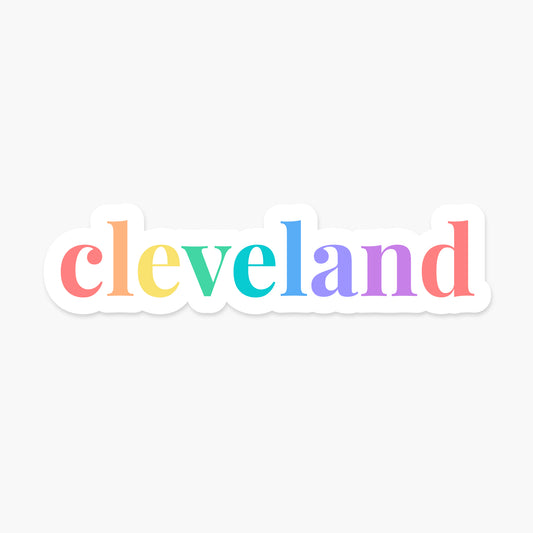 Cleveland, Ohio - Everyday Sticker | Footnotes Paper