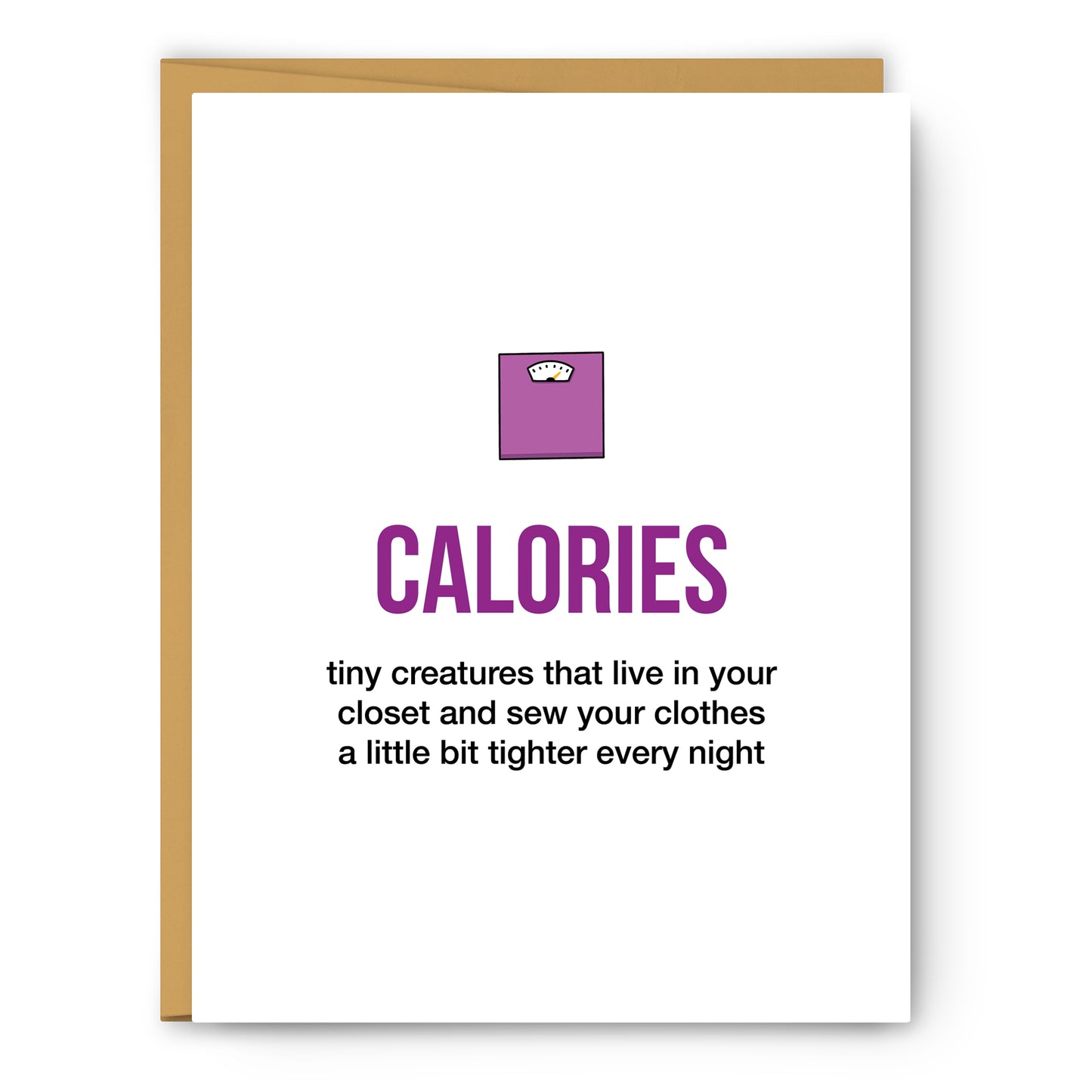 Calories  Definition Illustration Everyday Card