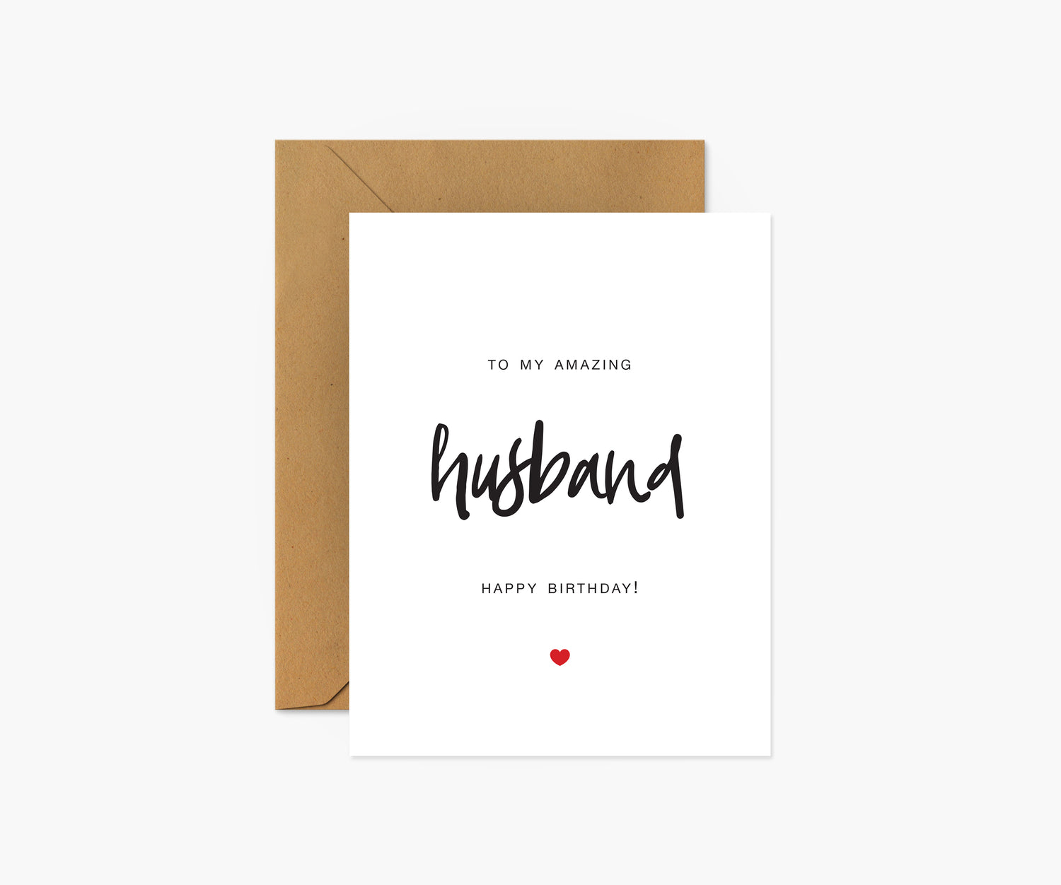 To My Husband Birthday Card | Footnotes Paper