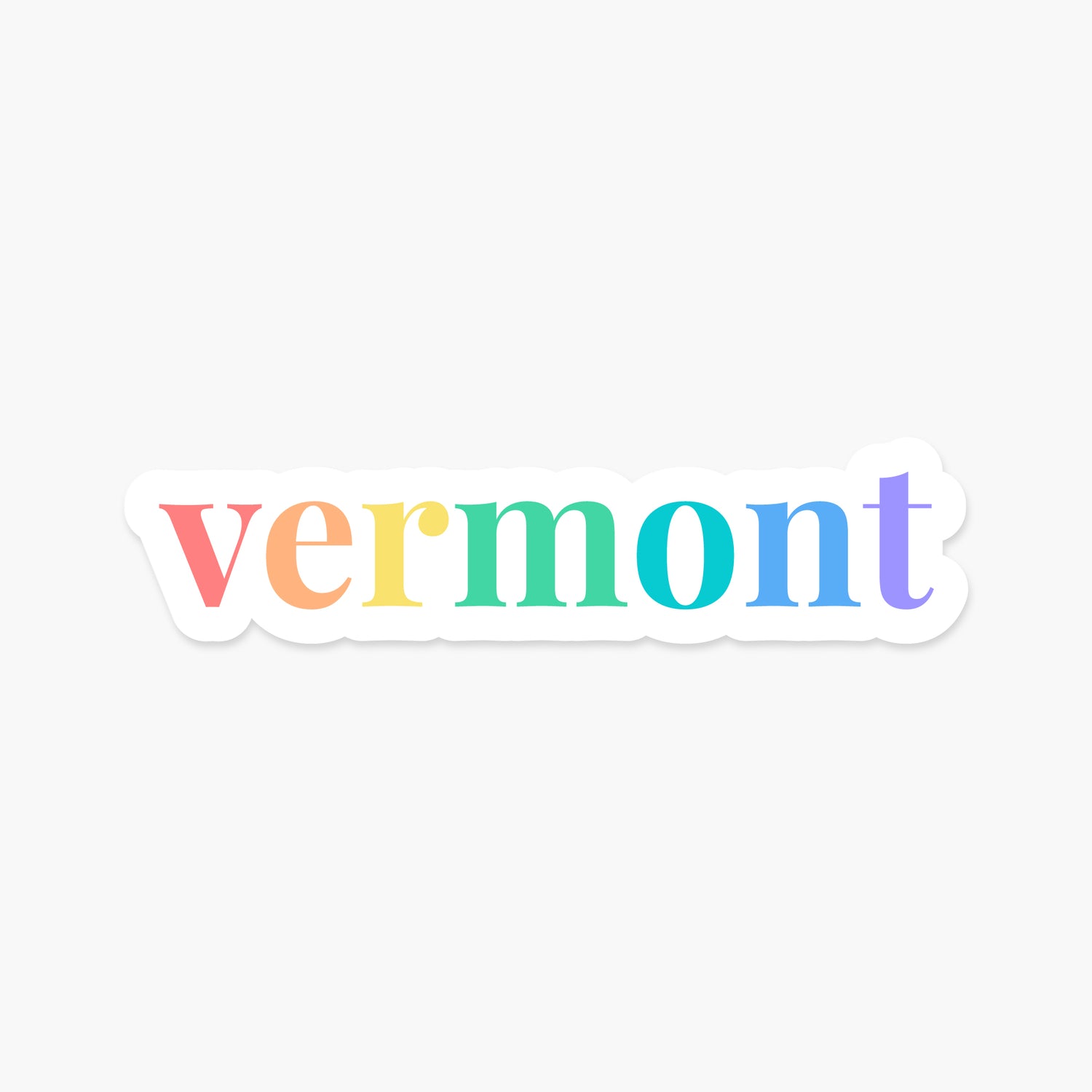 Vermont US State - Everyday Sticker | Footnotes Paper