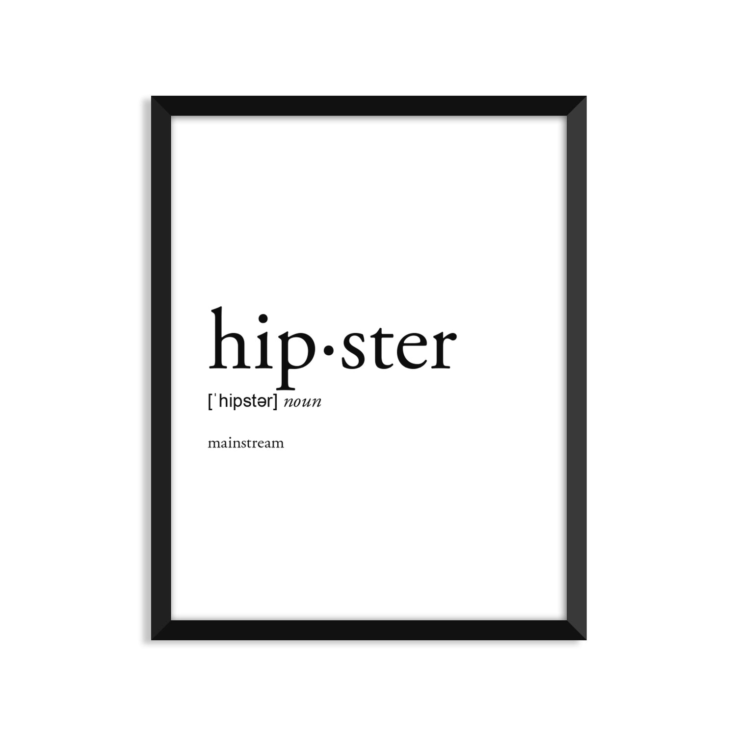 Hipster Definition Everyday Card