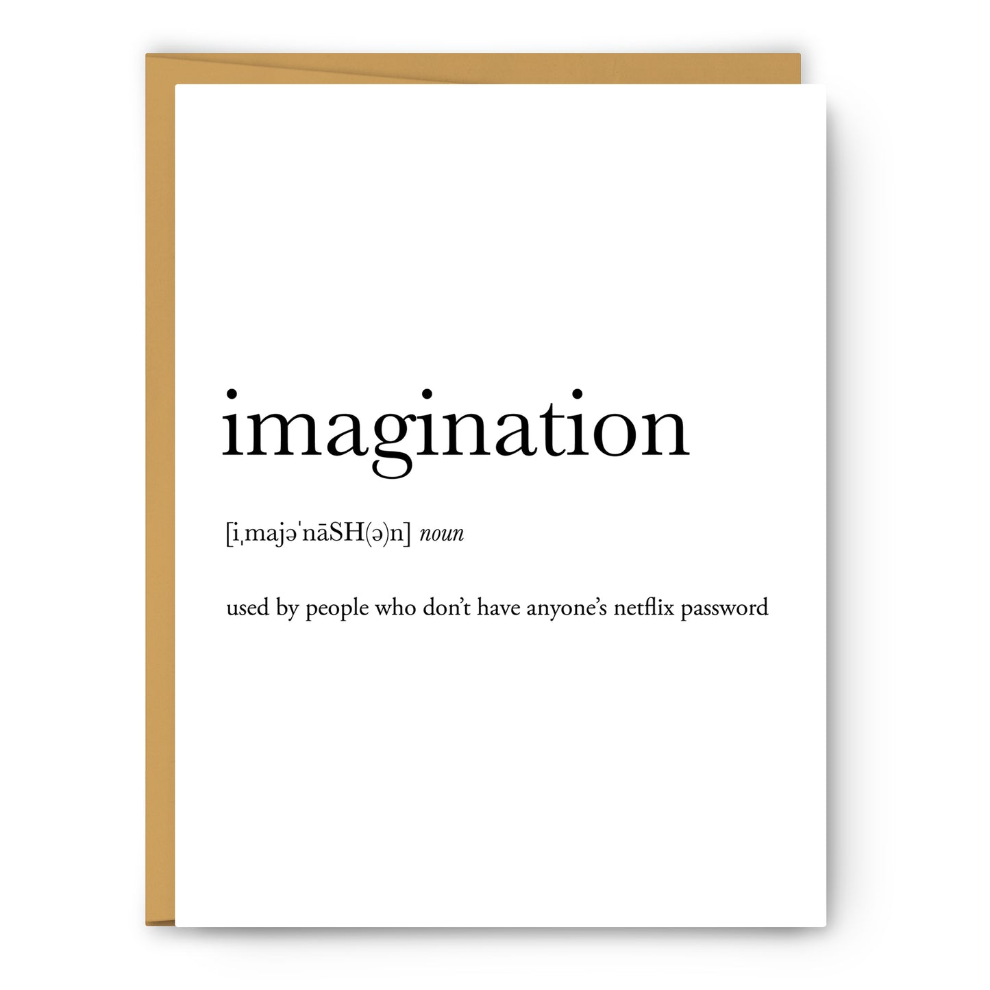 Imagination Definition - Unframed Art Print Or Greeting Card
