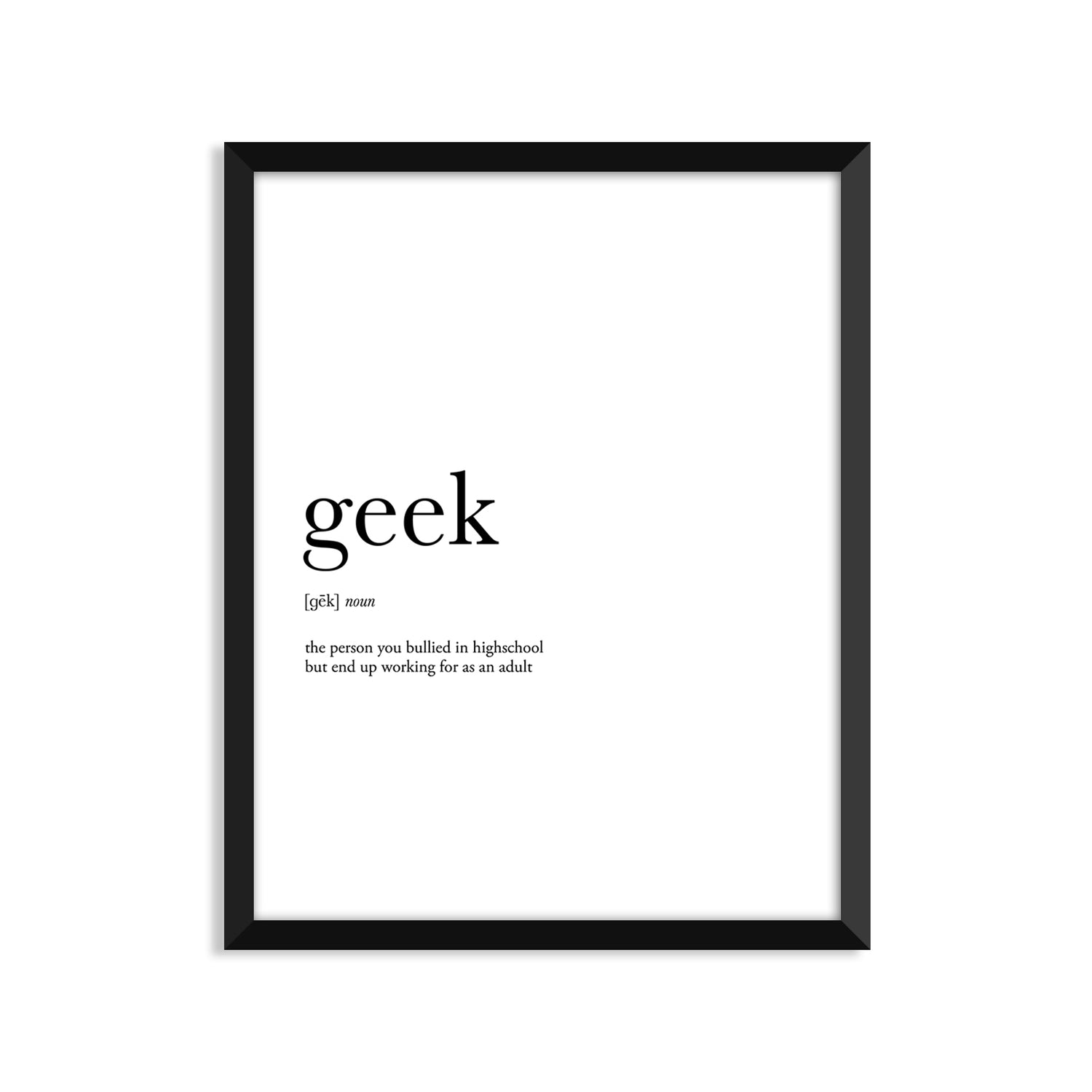 Geek Definition Everyday Card