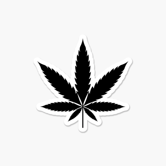 Pot Leaf Everyday Sticker | Footnotes Paper