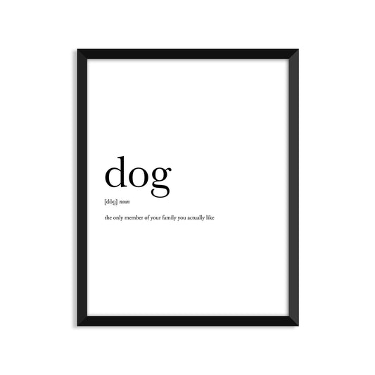 Dog Definition Everyday Card