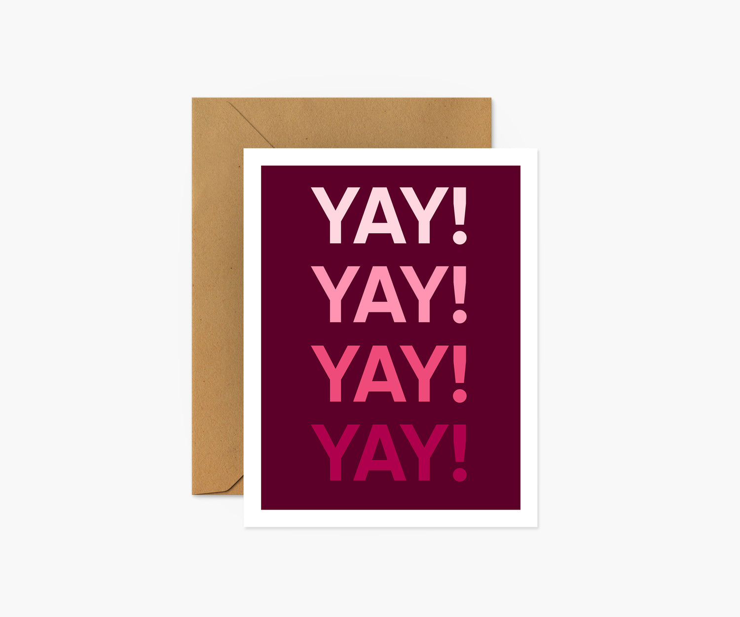 Yay! Yay! Yay! Yay! Congrats Card | Footnotes Paper