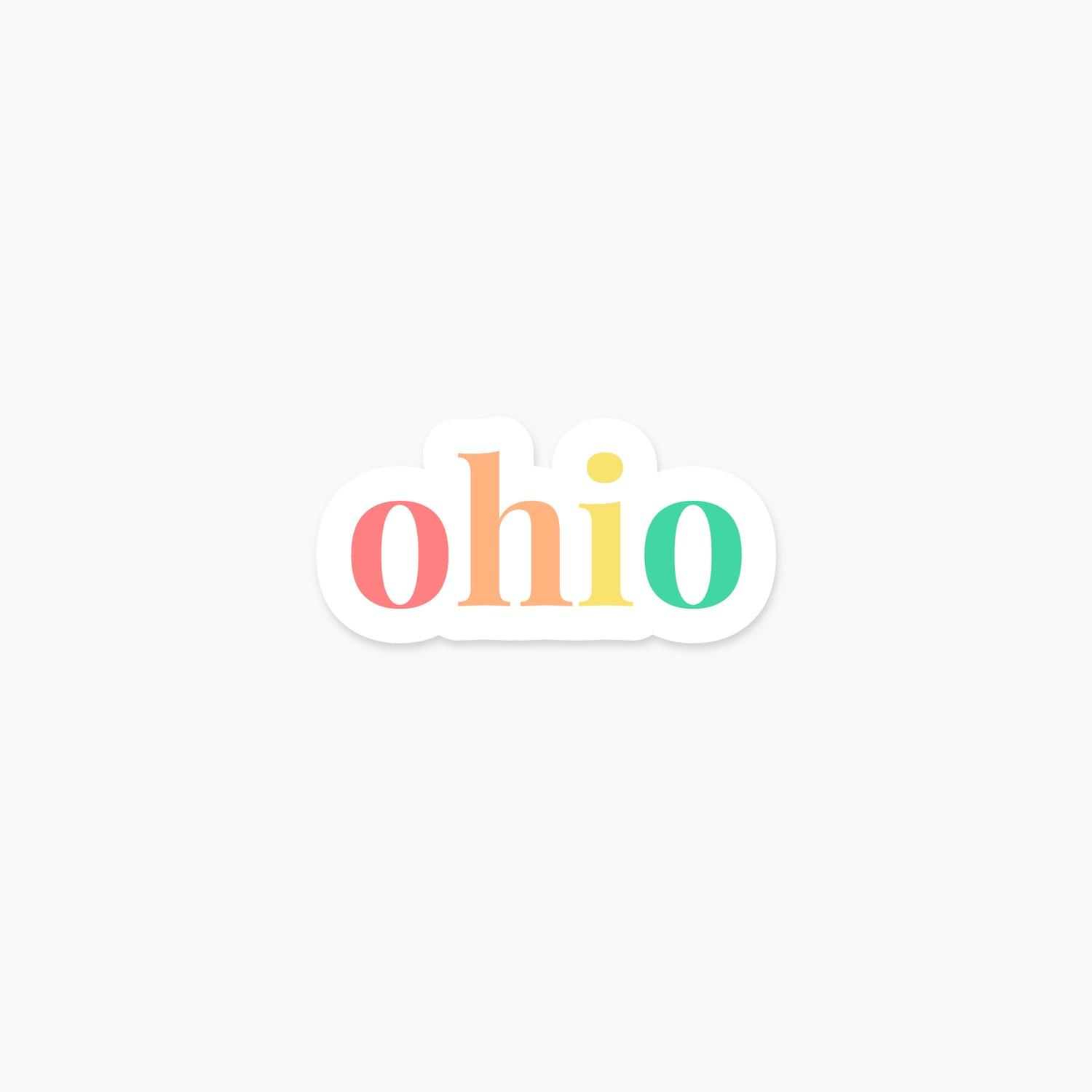 Ohio US State - Everyday Sticker | Footnotes Paper