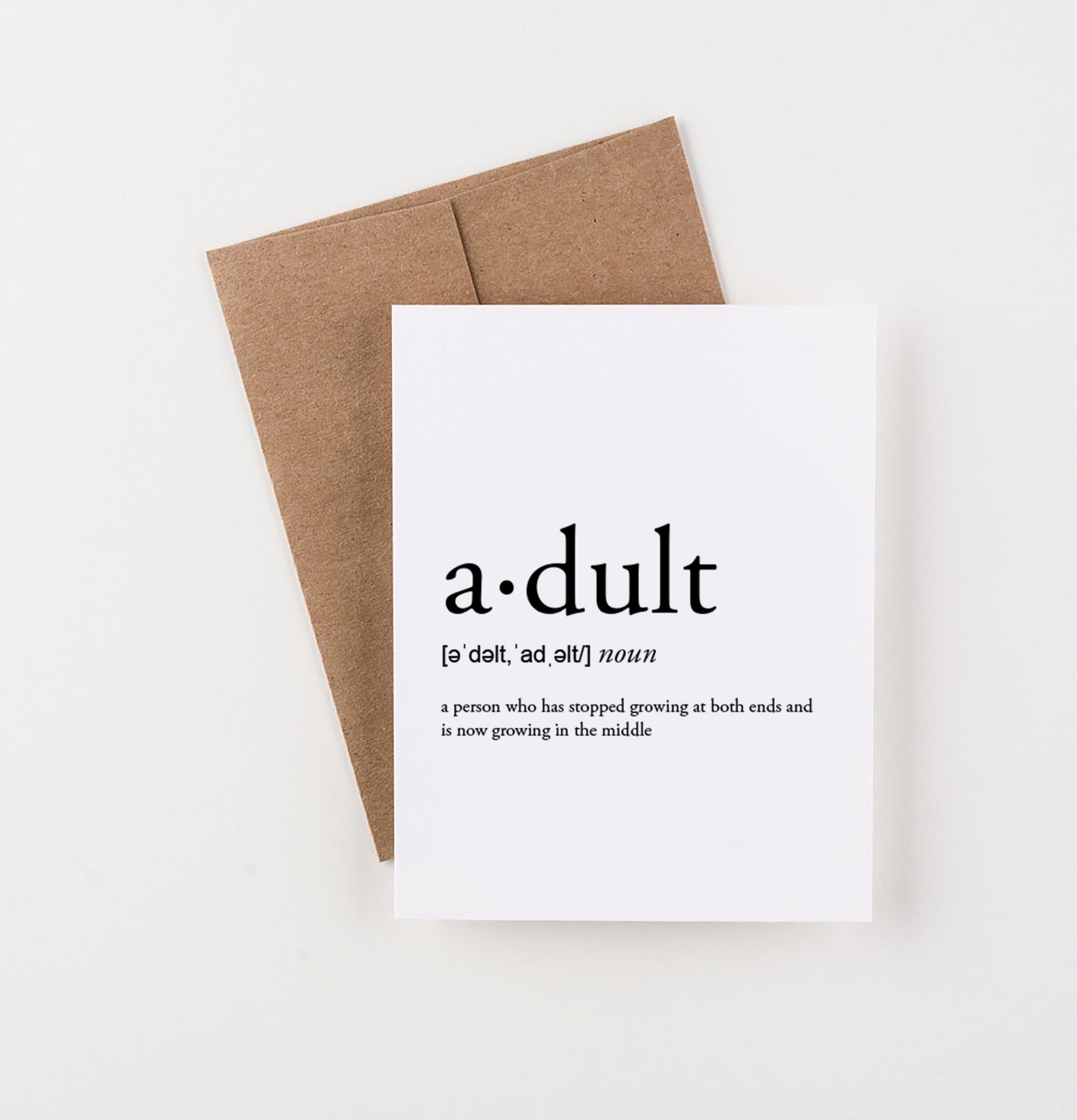 Adult - Greeting Card