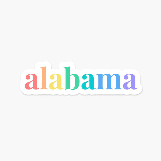 Alabama US State Sticker - Footnotes Paper