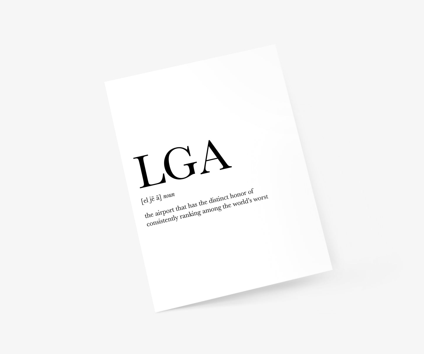 LGA Definition - New York City