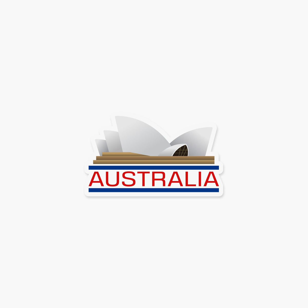 Australia Sticker - Footnotes Paper
