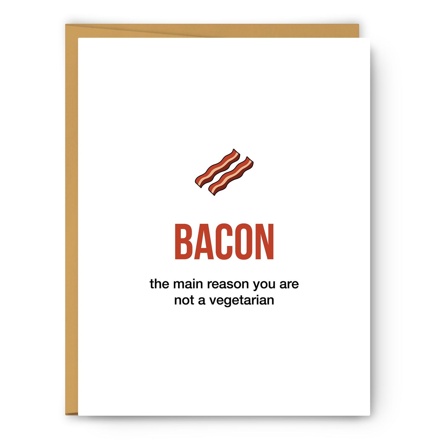 Bacon Definition Illustration Everyday Card