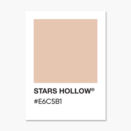 Stars Hollow, Gilmore Girls Color Palette Sticker | Footnotes Paper