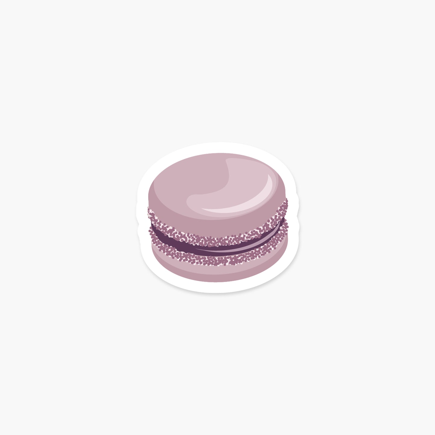 Macaroon Grape - Food Sticker | Footnotes Paper