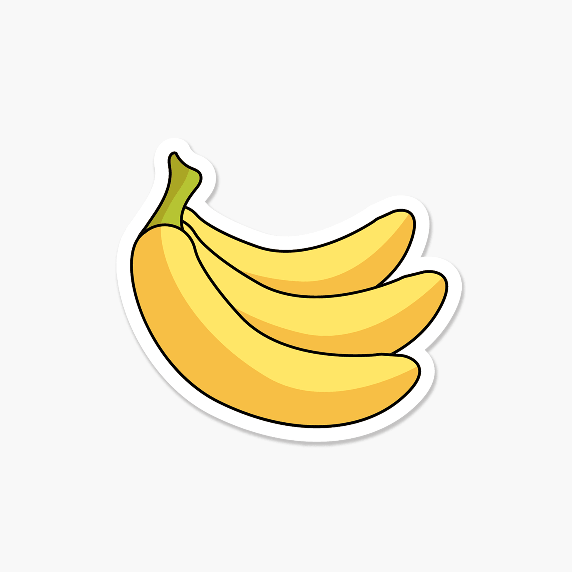 Bunch of Bananas - Food Sticker - Footnotes Paper