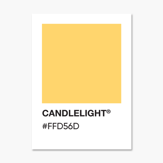 Candlelight - Color Palette Sticker - Footnotes Paper