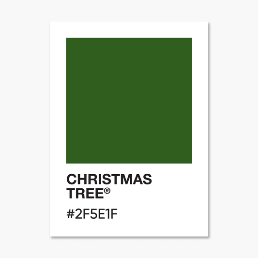 Christmas Tree - Color Palette Sticker - Footnotes Paper