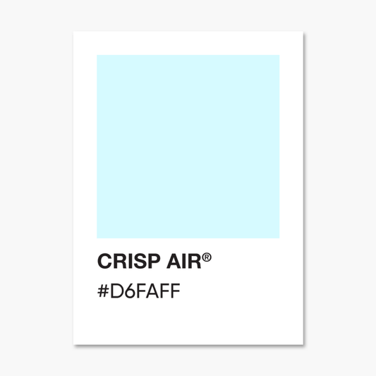 Crisp Air - Color Palette Sticker - Footnotes Paper