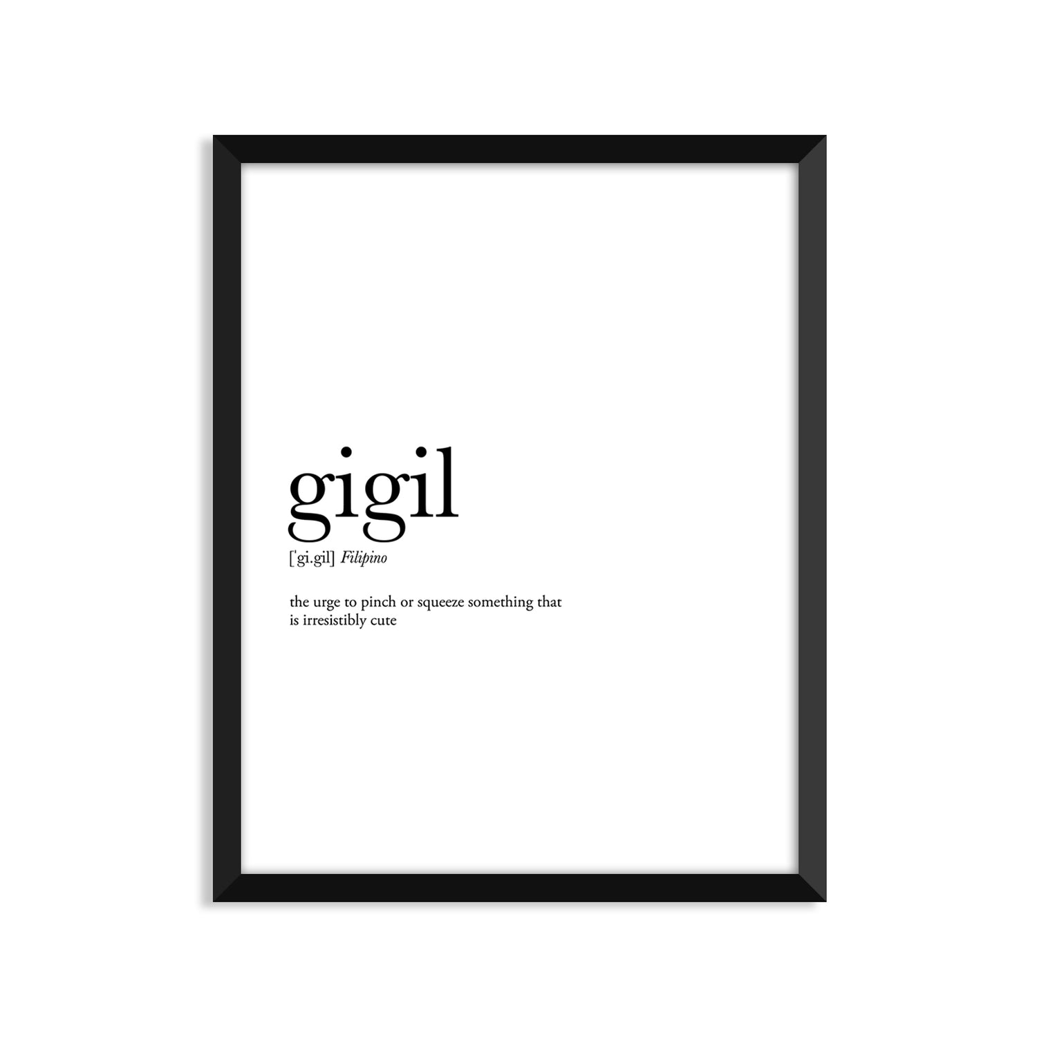 Gigil Definition Everyday Card