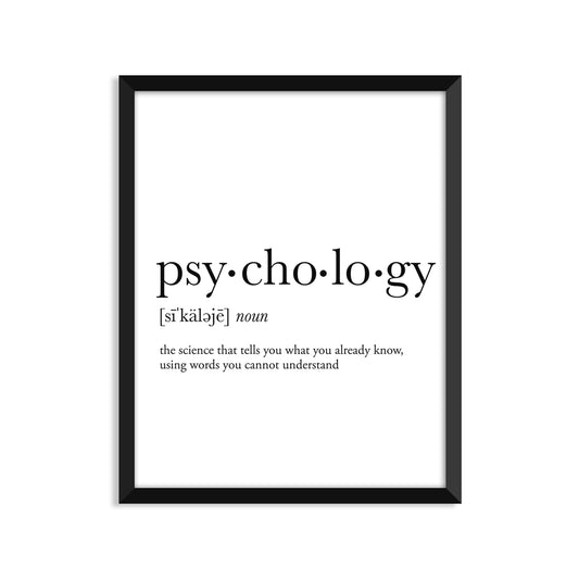 Psychology Definition Everyday Card